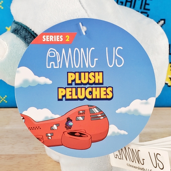 Among Us Blue CrewMate 7" w/ Yellow Star Hat Series 2 Genuine Toikido Plush NWT - Picture 8 of 11